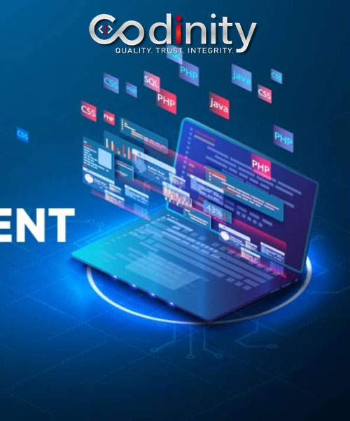Custom web development services with secure, scalable, and high-performing solutions by Codinity Technology